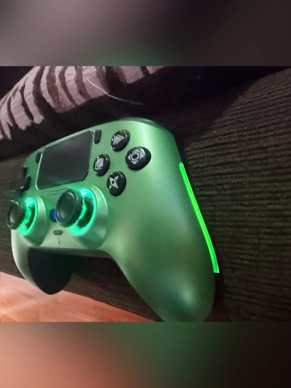 PS5- Green Brand New Controller with LED Lights